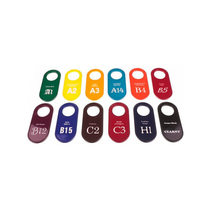 BRELOK PLASTIKOWY DO PRALNI BP-300P (41x89 mm)