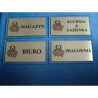TABLICZKI NA DRZWI - PLEXI, LAMINAT TPL-001 (120 x 220mm)