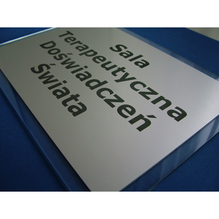 TABLICZKI NA DRZWI - PLEXI, LAMINAT TPL-001 (120 x 220mm)