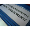 TABLICZKI NA DRZWI - PLEXI, LAMINAT TPL-001 (120 x 220mm)
