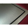 TABLICA Z ALUMINIUM ANODOWANEGO - IMITACJA STALI NIERDZEWNEJ