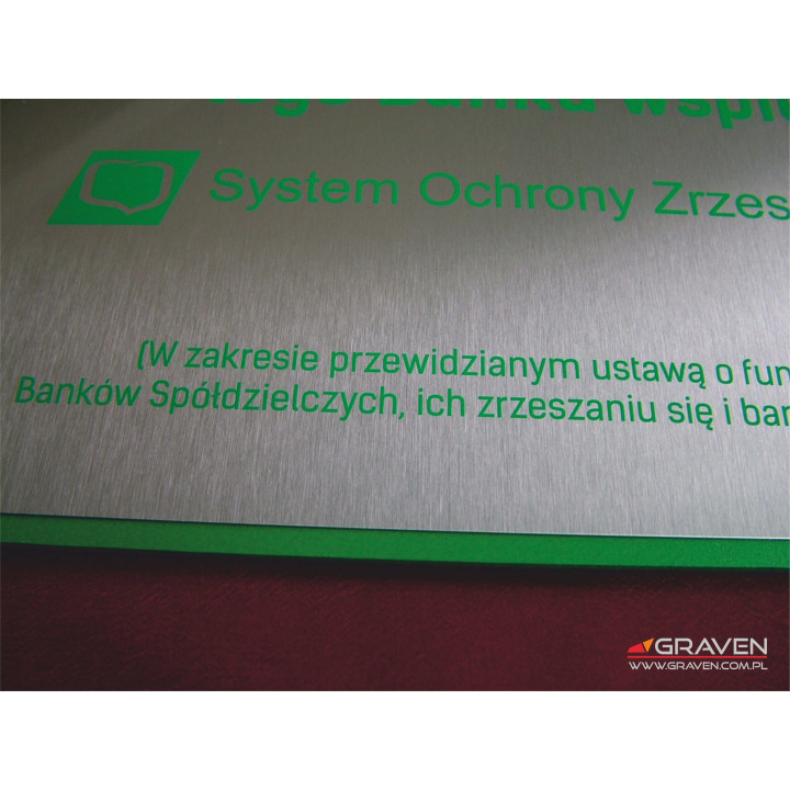 TABLICZKA METALOWA Z NADRUKIEM SM06 (280 x 190 )
