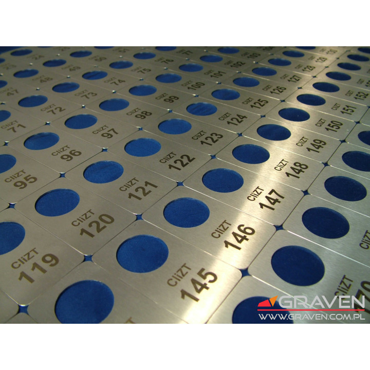 BRELOK STAL NIERDZEWNA (BS-030) 77 x 44 mm