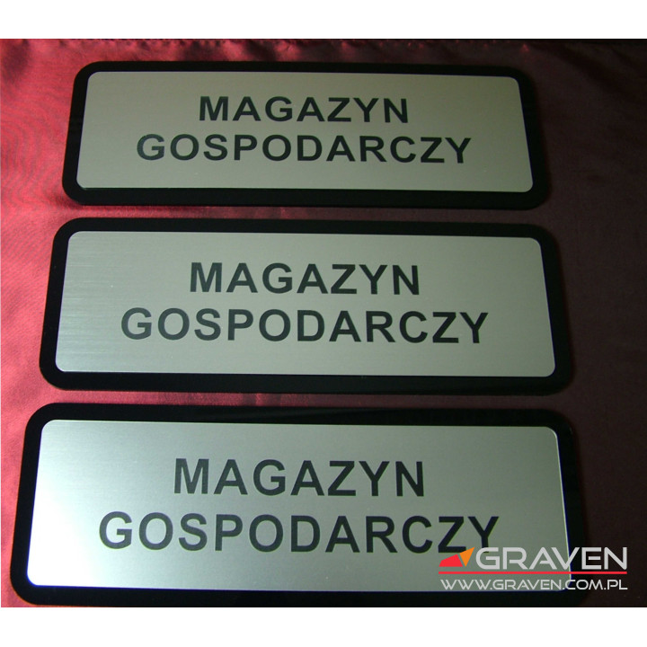 TABLICZKA NA DRZWI PLEXI LAMINAT TPL-009 (120 x 320 mm) 