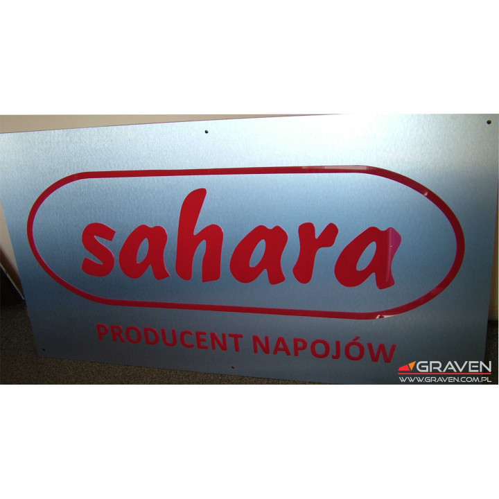 SZYLD DIBOND PLEXI  ( 1500 x 800 mm)