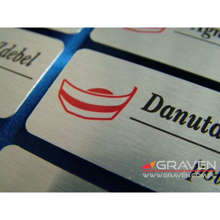 IDENTYFIKATOR IMIENNY METALOWY IM-019 - AGRAFKA