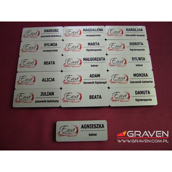 IDENTYFIKATOR IMIENNY METALOWY IM-019 - ŻABKA