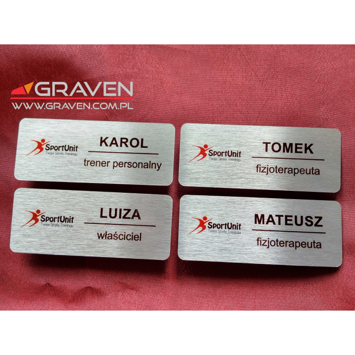 IDENTYFIKATOR IMIENNY METALOWY IM-019 - MAGNES