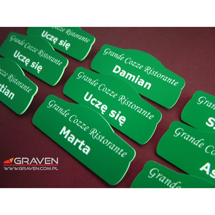 IDENTYFIKATOR IMIENNY GRAWEROWANY - AGRAFKA