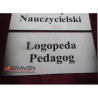 TABLICZKA NA DRZWI INOX (T-034)