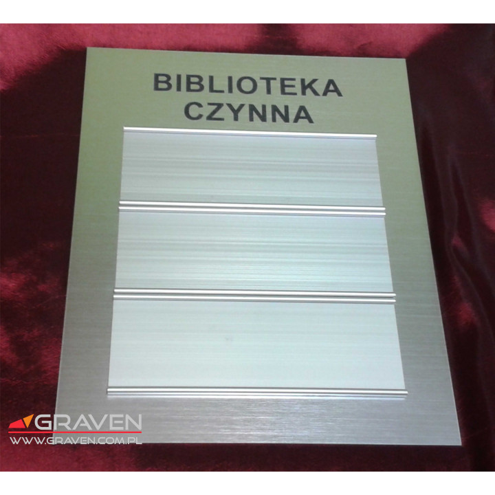 TABLICA Z LAMINATU + PROFIL (200 x 220 mm)