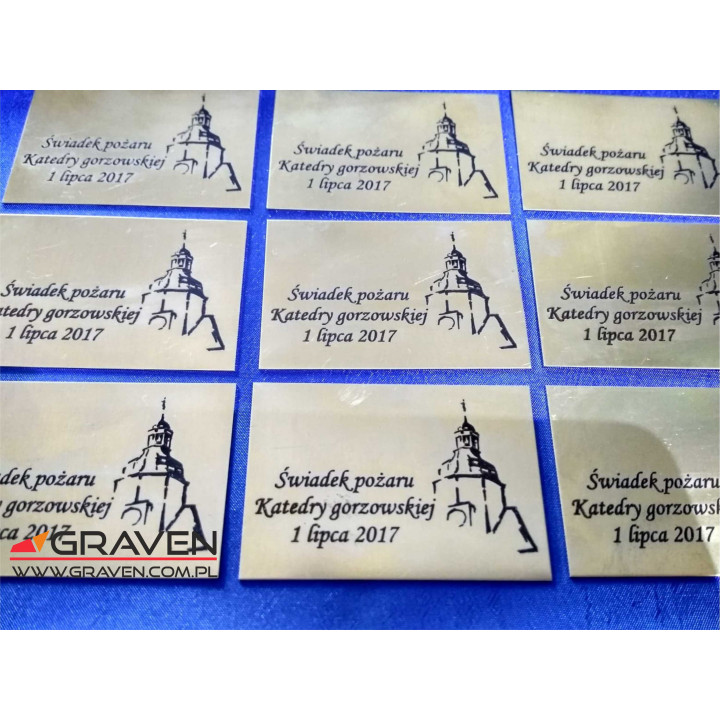 TABLICZKI ZNAMIONOWE MOSIĄDZ