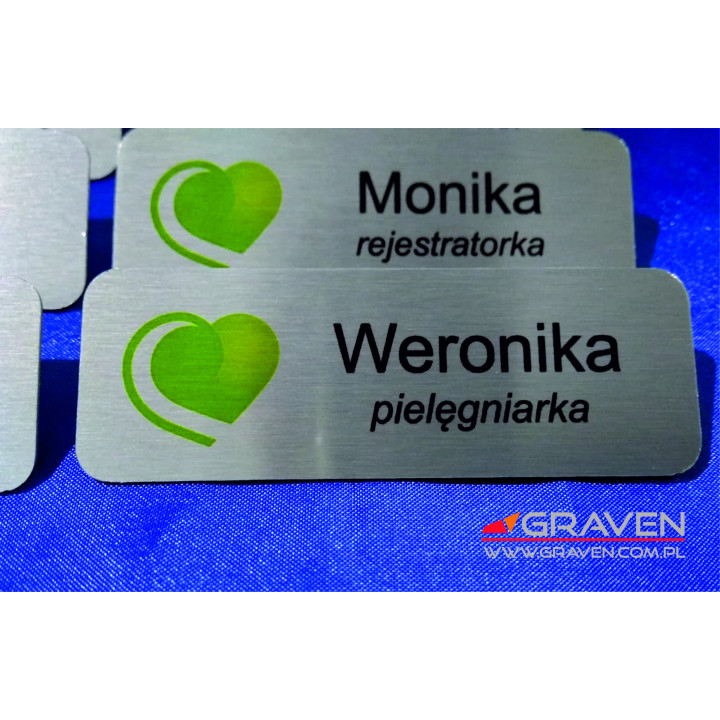 IDENTYFIKATOR IMIENNY METALOWY - AGRAFKA
