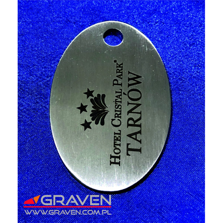 BRELOK STAL NIERDZEWNA STANDARD 40x60 mm