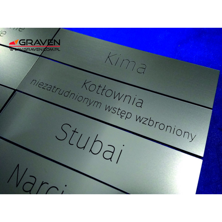 TABLICZKA NA DRZWI 50 x 200 mm