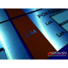 TABLICZKA DIBOND + profil (240 x 120mm)