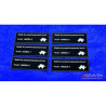 TABLICZKI ZNAMIONOWE ALUMINIUM ANODOWANE