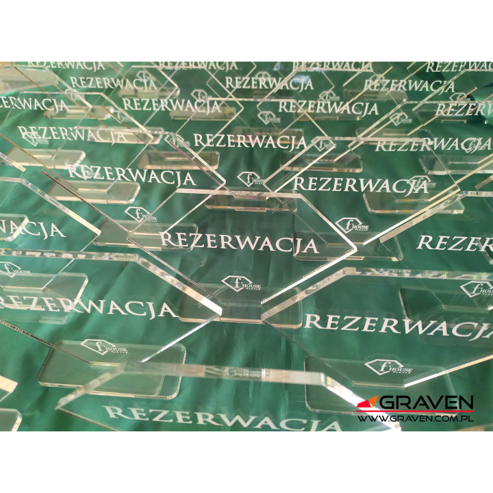 STOJAK "REZERWACJA" DIAMENT