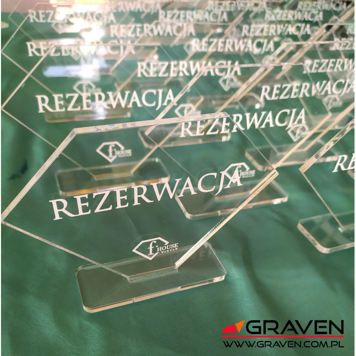 STOJAK "REZERWACJA" DIAMENT