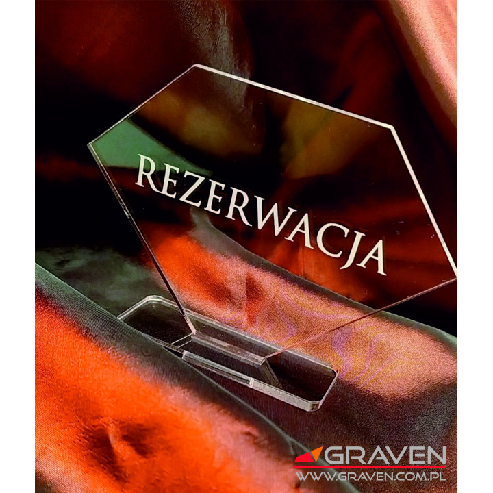 STOJAK "REZERWACJA" DIAMENT