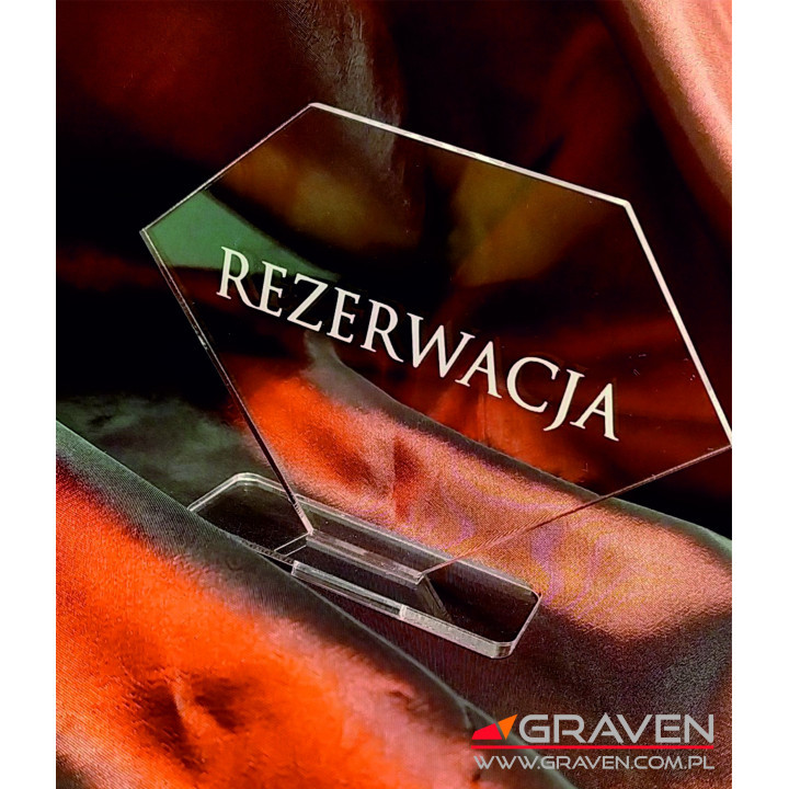 STOJAK "REZERWACJA" DIAMENT