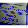 TABLICZKA NA DRZWI Z KOLOROWYM NADRUKIEM UV