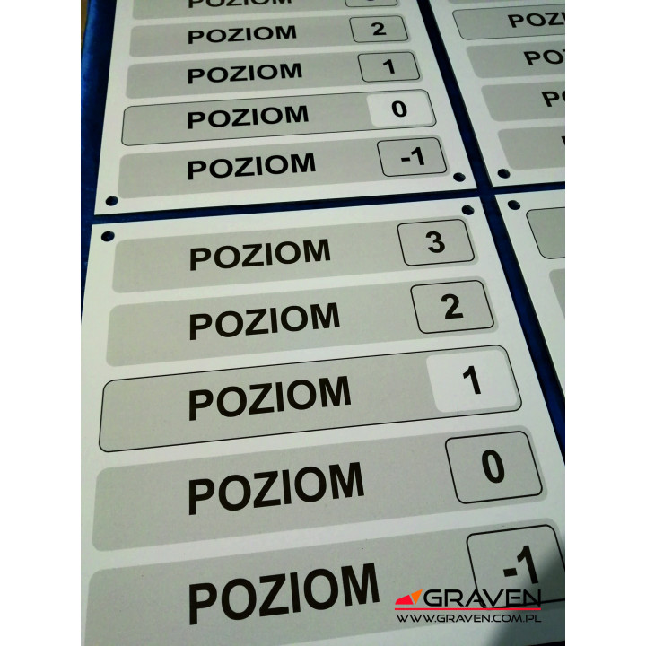 TABLICZKA DIBOND - NADRUK UV (300x30mm)