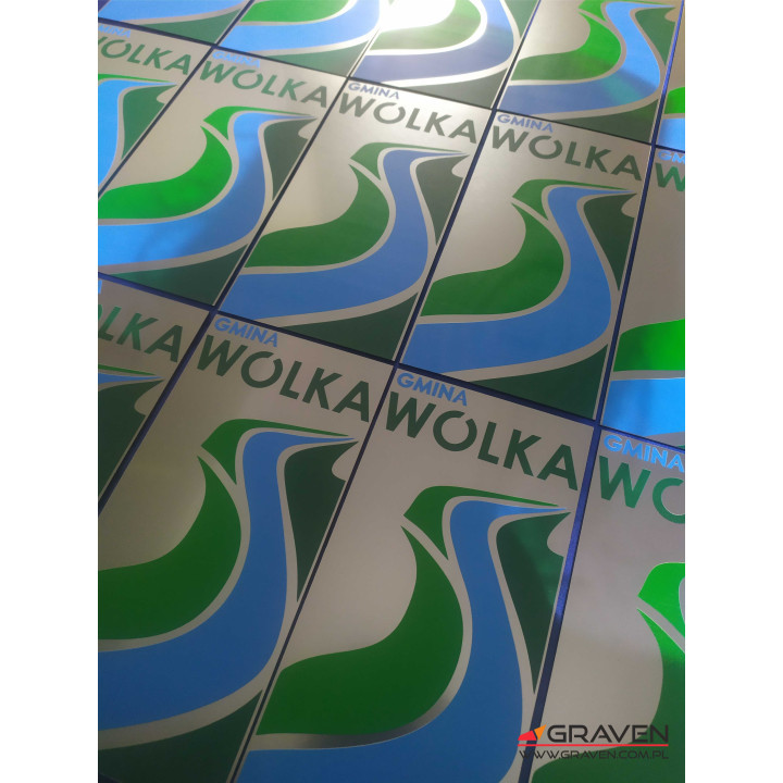 TABLICZKA NA DRZWI Z KOLOROWYM NADRUKIEM UV