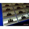 TABLICZKA NA DRZWI INOX (50x100 mm)