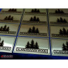 TABLICZKA NA DRZWI INOX (50x100 mm)
