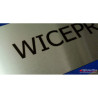 TABLICZKA NA DRZWI INOX (100x300 mm)