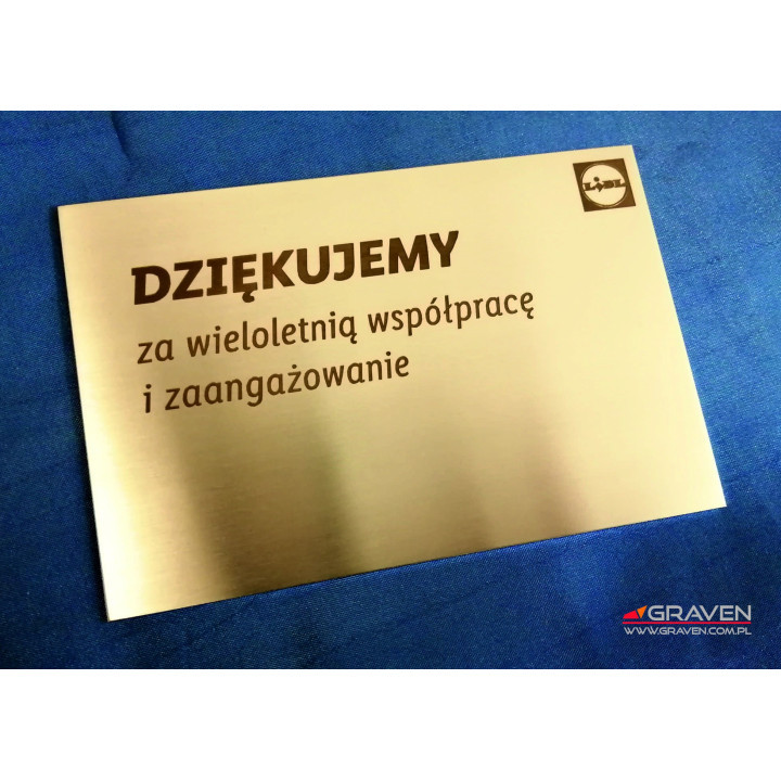 TABLICZKA MOSIĘŻNA 150x200 mm