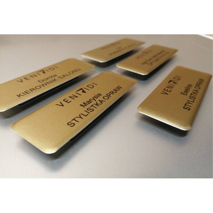 IDENTYFIKATOR WYPUKŁY METALOWY