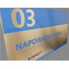 SZYLD 3D STAL KWASOODPORNA GIĘTA + NAKLEJKA UV