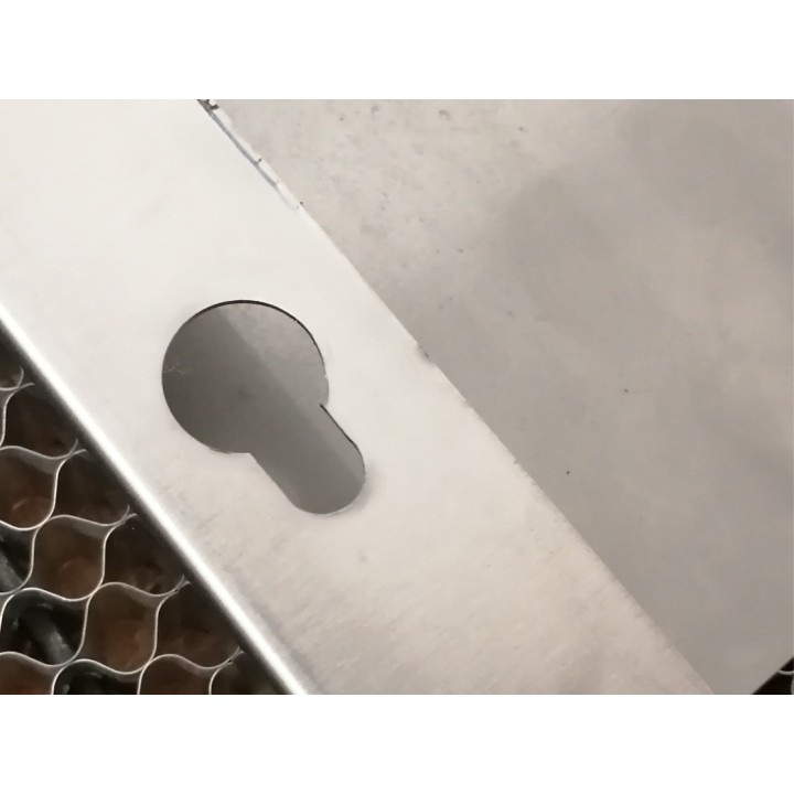SZYLD 3D STAL KWASOODPORNA GIĘTA + NAKLEJKA UV