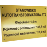 TABLICZKA METALOWA GRAWER LASEROWY