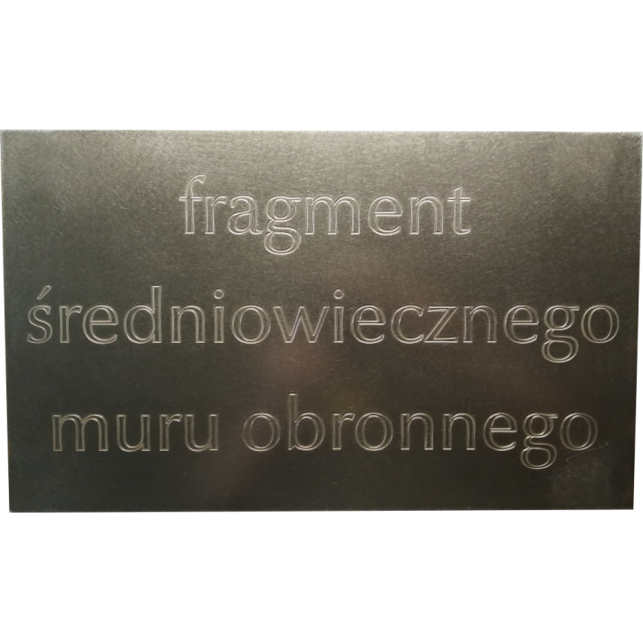 TABLICA MOSIĘŻNA Z KOTWAMI